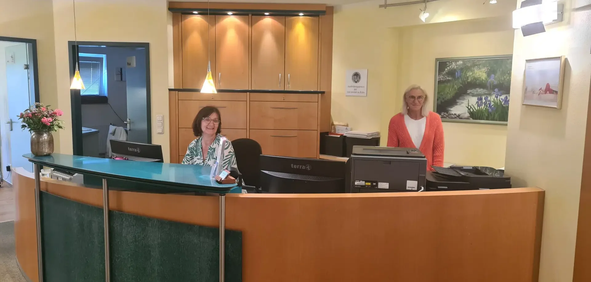 Rezeption Praxis Dr. Gütgemann Bonn